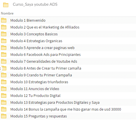 curso saya diego osorio youtube ads super afiliados