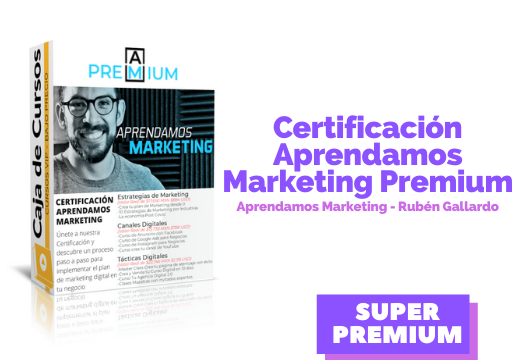 Certificación Premium Aprendamos Marketing