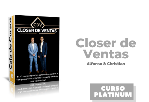 En este momento estás viendo Curso Closer de Ventas Alfonso & Christian (Actualizado)
