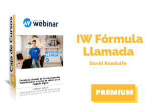 Lee más sobre el artículo Curso IW Fórmula Llamada – David Randulfe
